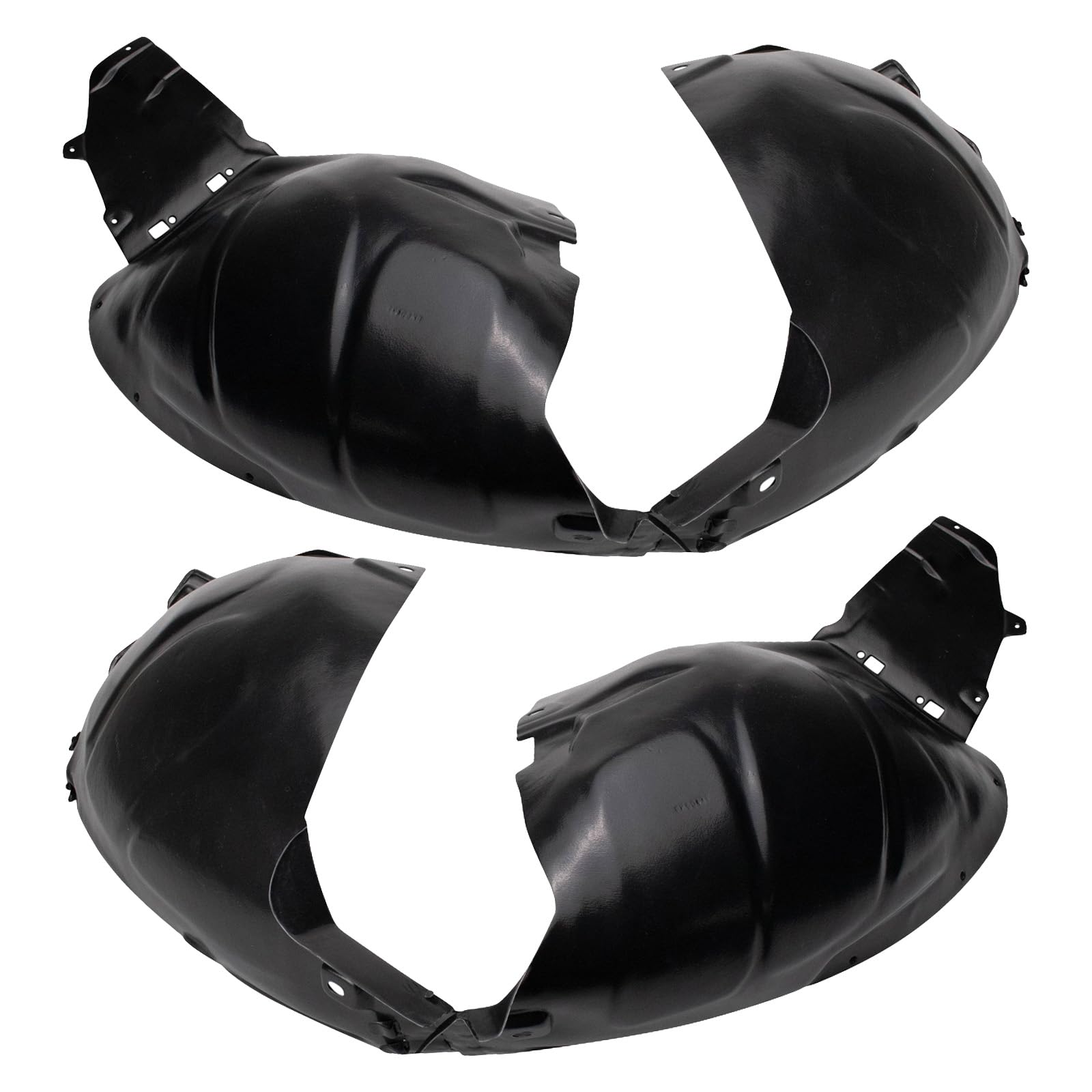 Trq Inner Fender Liner Set Compatible With 2012-2017 Buick Verano Gm1248258 Gm1249258