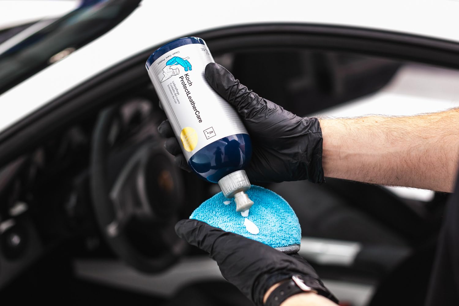 Koch-Chemie - Prosumer Line - Protect Leather Care - Leather Seat & Upholstery Cleaner - 500Ml