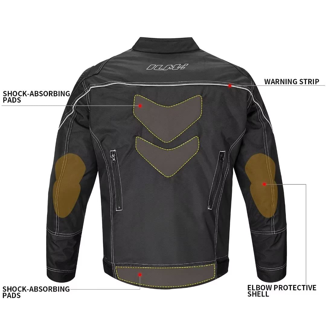 Ilm Motorcycle Jackets Motocross Carbon Fiber Armored Shoulder Jacket For Men Women Model Jk41