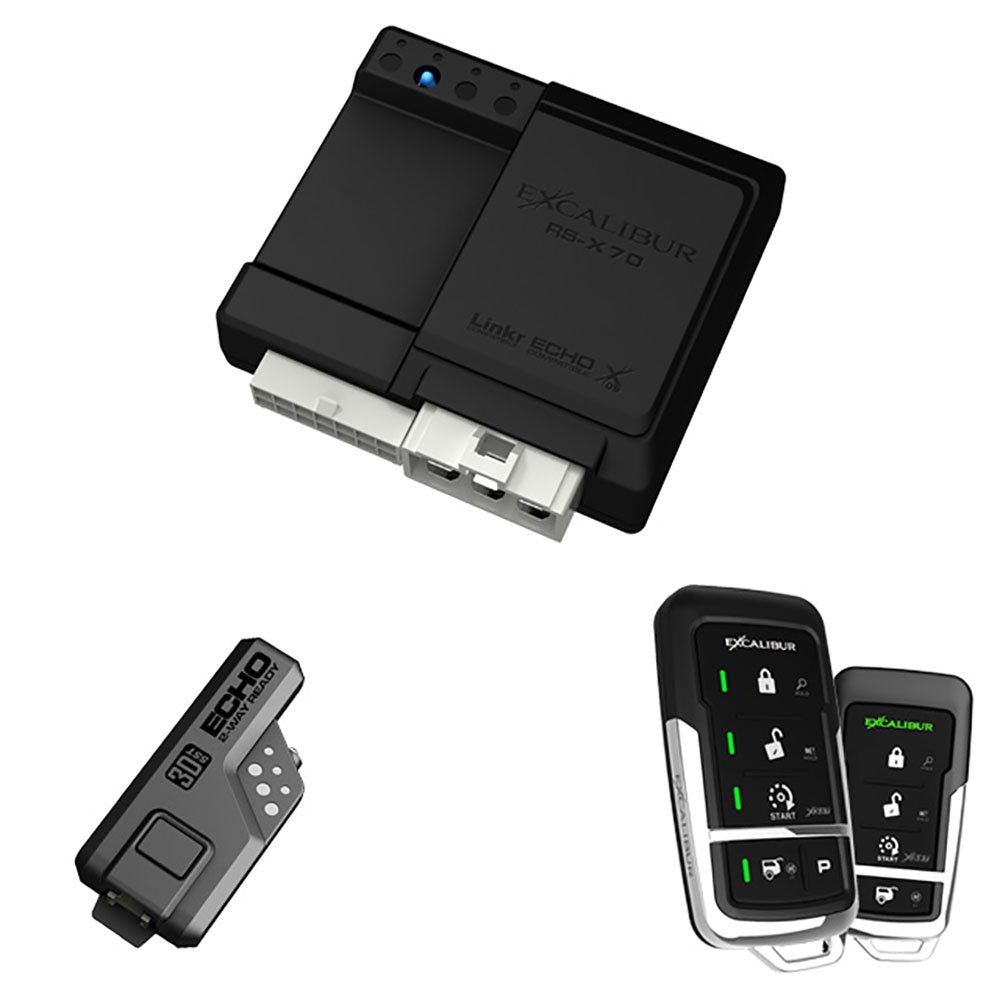 Excalibur RS4753D 2Way Paging Remote StartKeyless EntryVehicle Security System (with 4 Button Remote and Sidekick Remote) 1 Pac