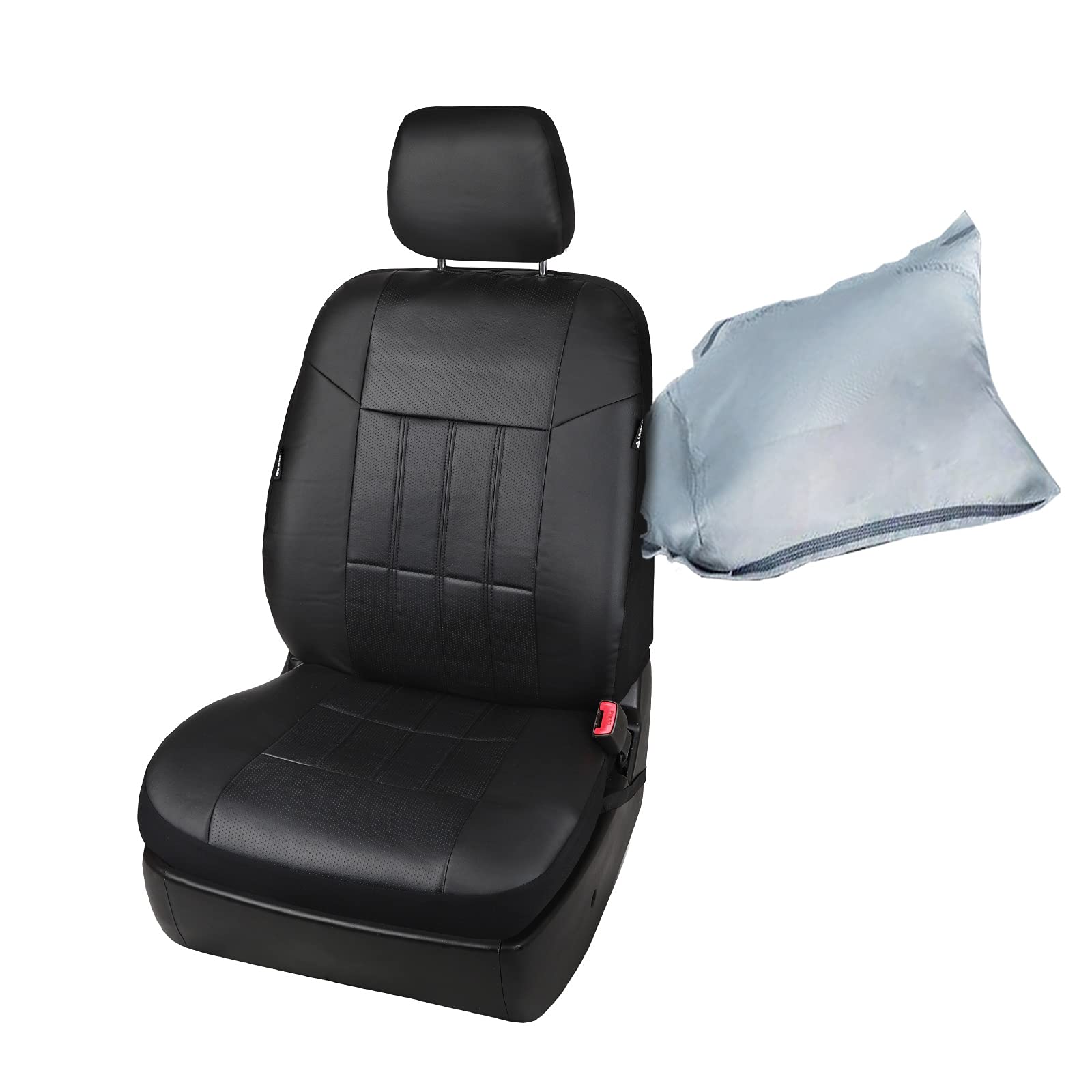 Leader Accessories General Low Back Seat Cover Combo Pack Black