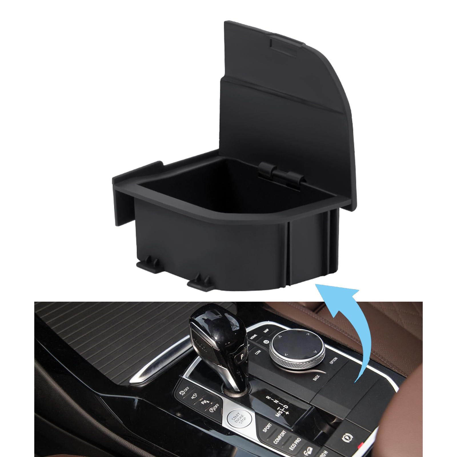 Oiqasoxl Center Console Organizer For Bmw X3 Ix3 X4 Ix4 M3 2019-2024 Car Hidden Storage Box,Bmw X3 X4 M2 M3 I3 328I 330I M4 I4 A