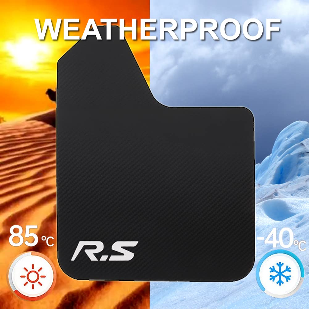 Xukey 4Pcs Black Universal Mudflaps For Car Pickup Suv Van Truck Front Rear Mud Flaps Splash Guards Fender Flares Mudguards With