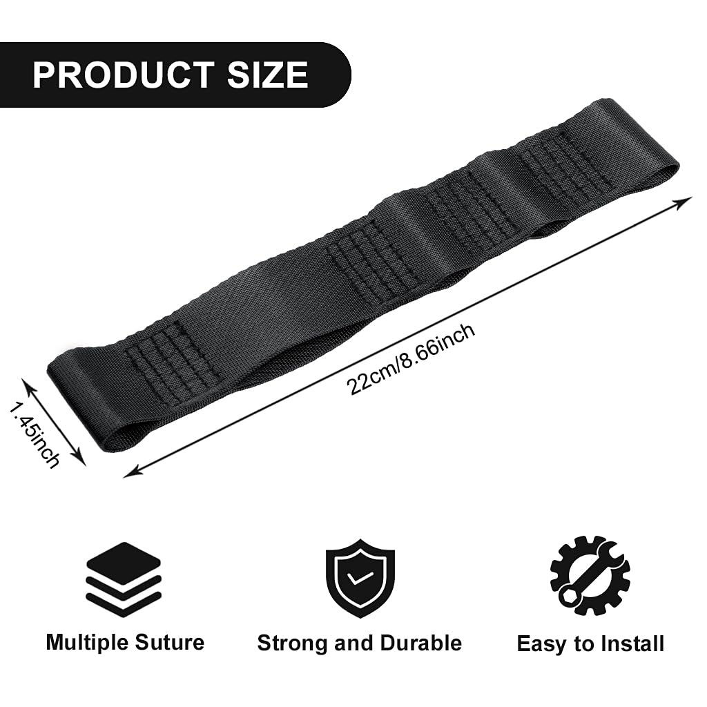 Pyghap Jeep Door Limiting Straps,2Pcs Heavy Duty Adjustable Door Check Strap Compatible With 1987-2024 Jeep Wrangler Door Straps Jk Jl Tj Yj Cj Jku Load 1000 Lb