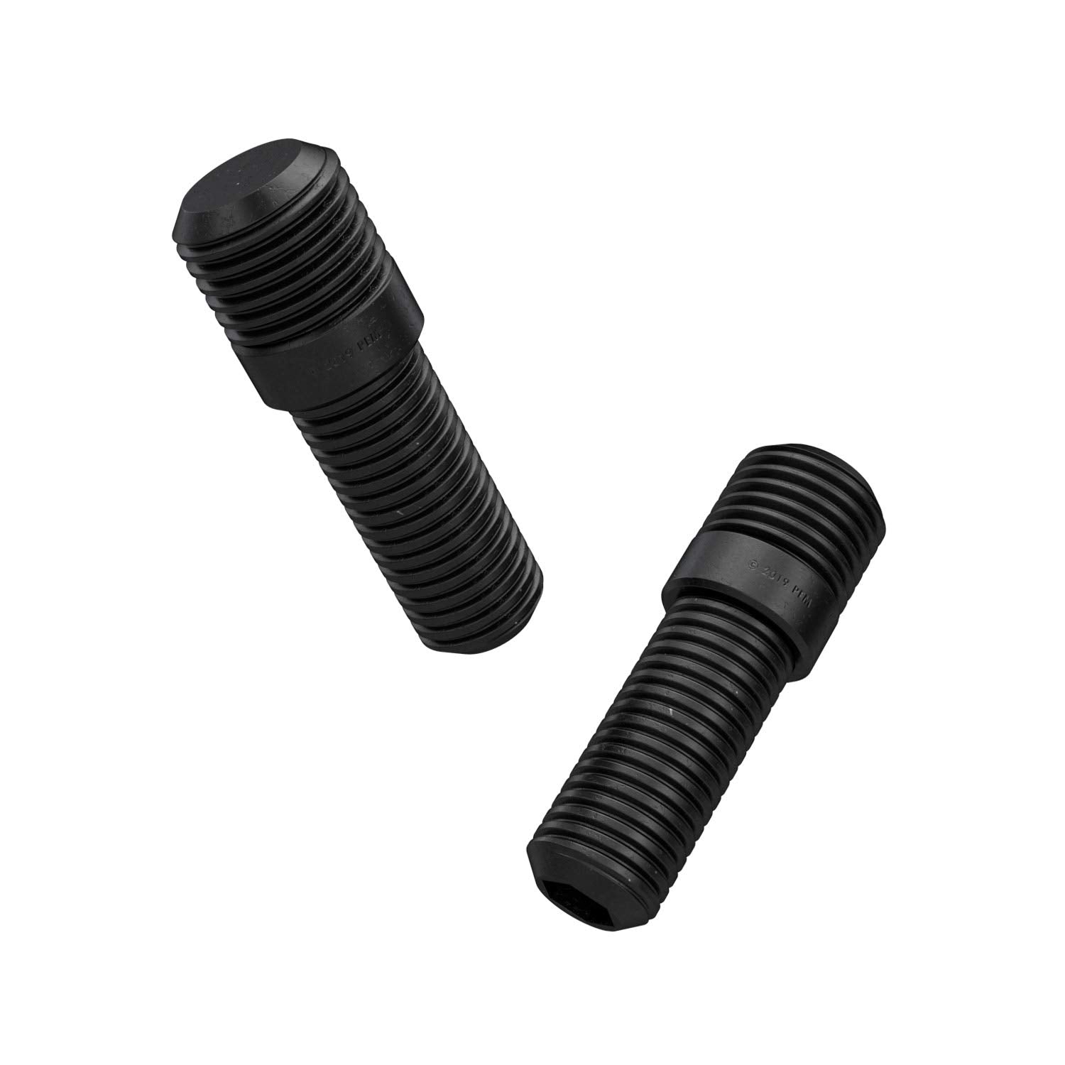 10Pcs Black Wheel Stud Conversion - 14X1.5 To 12X1.5, 50Mm Total Length, 32Mm Shank Length - Compatible With Audi Mercedes Volkswagen Cars (Ensure Vehicle Uses 14X1.5 Bolts) Screw Adapter