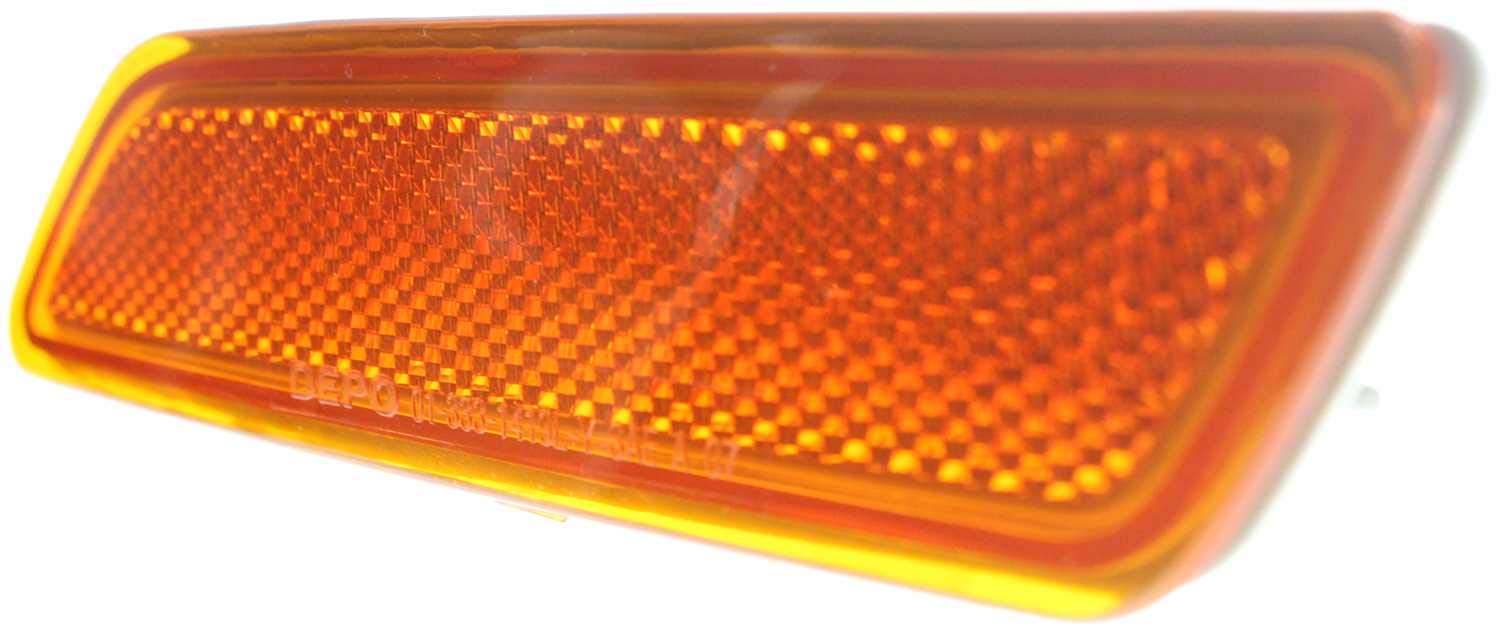 Evan Fischer Front, Driver Side Bumper Reflector Set Compatible With 2007-2010 Chrysler Sebring Ch2550128, 4389699Ac