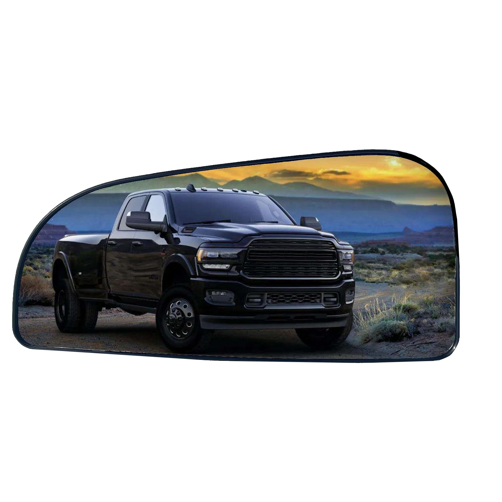 68067731Aa Right Passenger Side Mirror Tow Lower Glass Replacement For 2010-2020 Dodge Ram 1500 2500 3500 4500 5500 - For Ram 1500 2500 3500 4500 5500 Side Tow Mirror Glass With Rear Holder