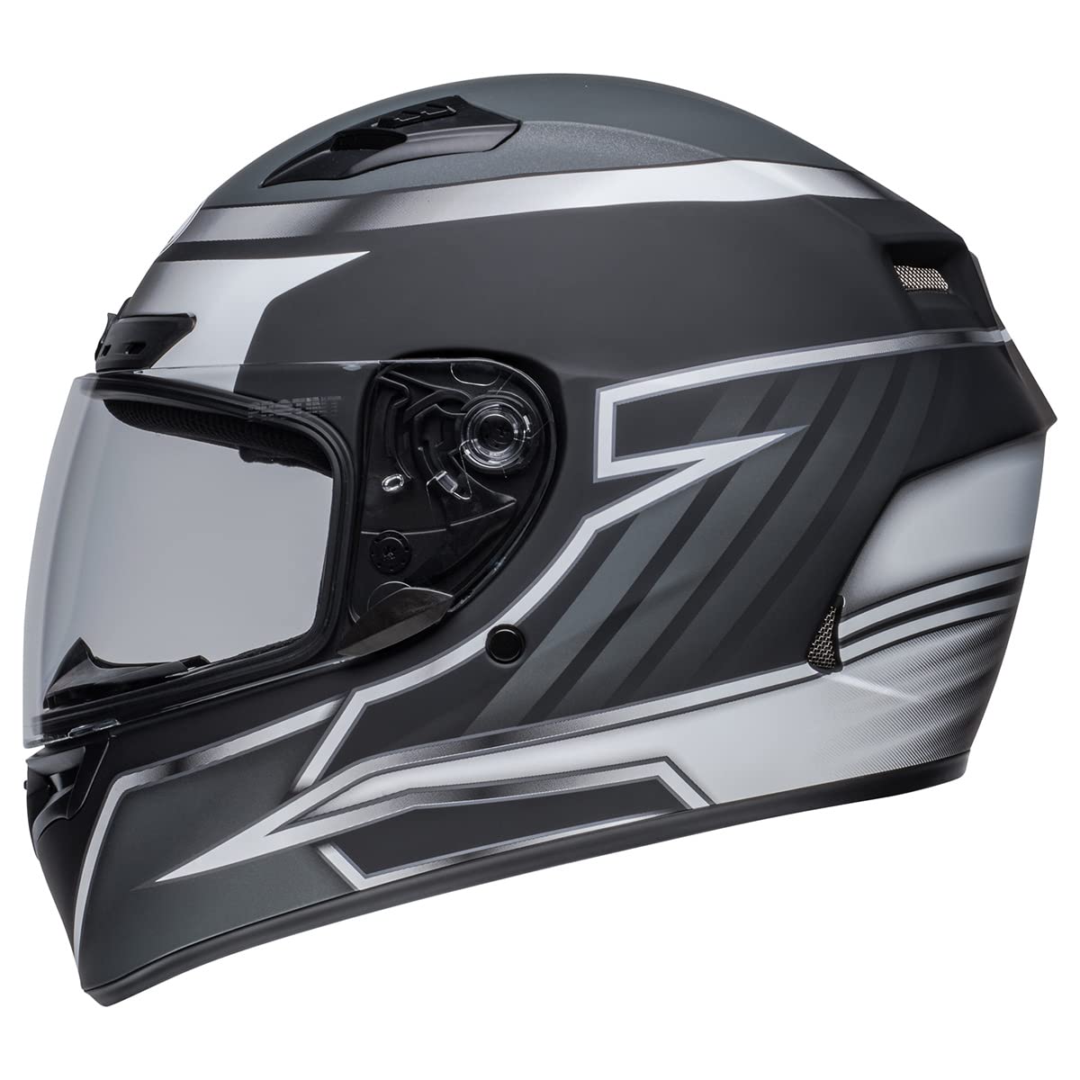 Bell Qualifier Dlx Mips Street Helmet (Rise Matte Black/White/Gray - 2X-Large)