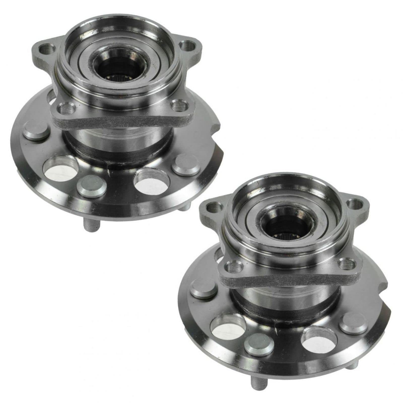 Trq Rear Wheel Hub Bearings Assembly Set Compatible With 2001-2005 Toyota Rav4