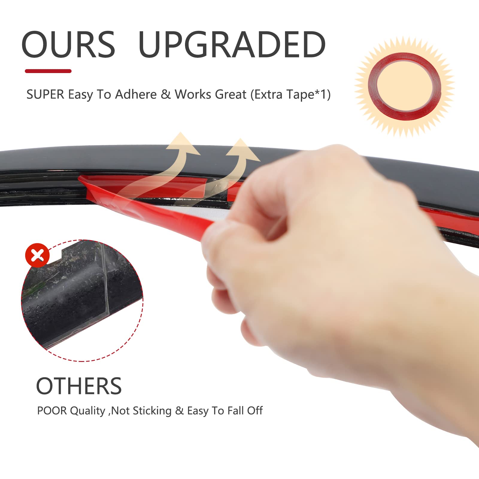 Ractop Compatible With Tesla Model Y Rear Spoiler Wing Replacement For Model Y 2020 2021 2022 2023 2024 Rear Trunk Lip Tail Lid