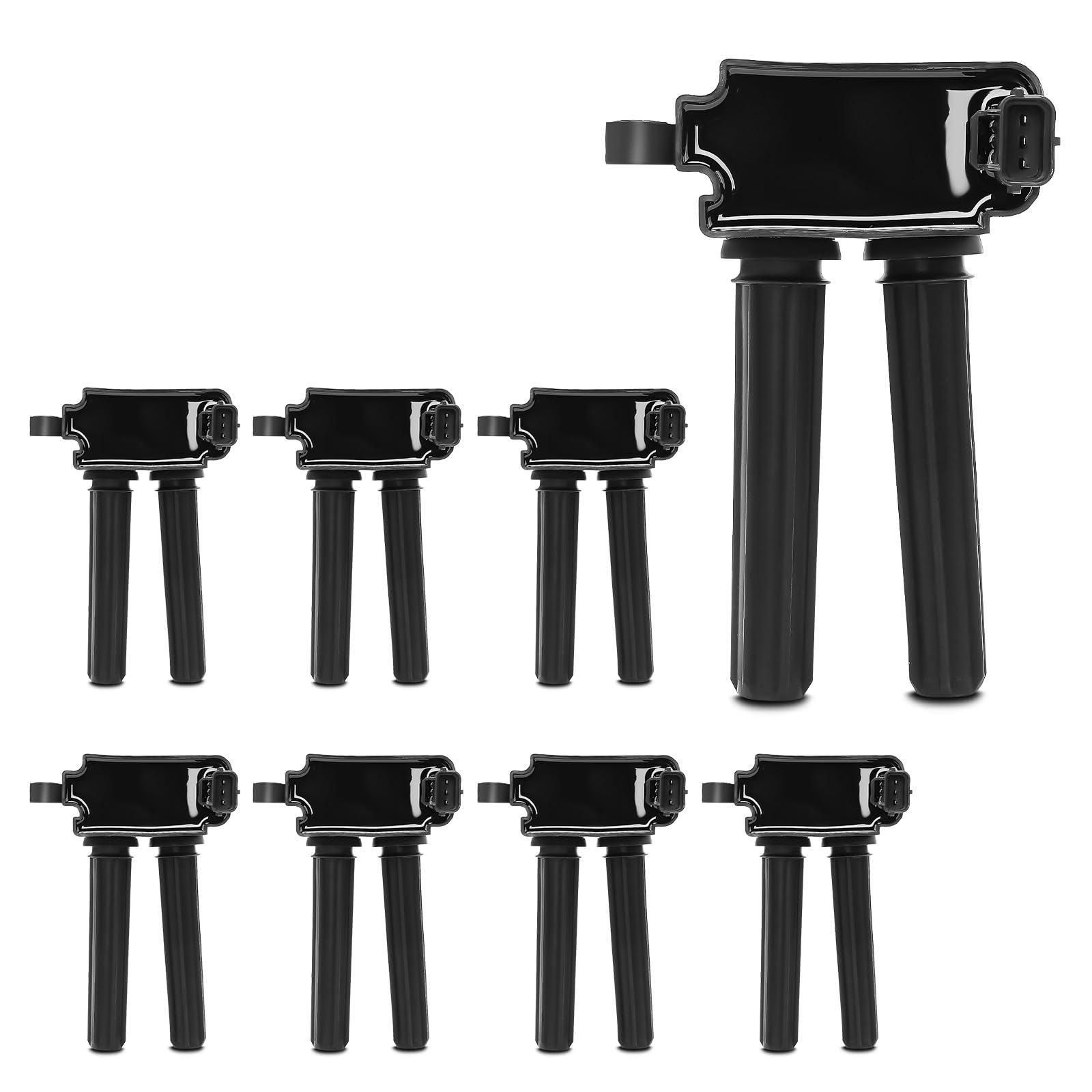 Yhtauto Set Of 8 Ignition Coil Pack Replacement For Dodge Challenger Charger Durango Magnum Ram 1500 2500 3500, Jeep Grand Chero