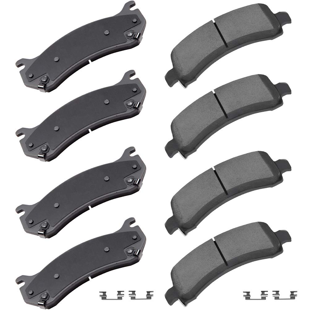 Cciyu D785 D974 Front & Rear Disc Brake Pads Kit For Cadillac Escalade 04-06,For Chevrolet Avalanche 1500 02-06,For Chevrolet Su