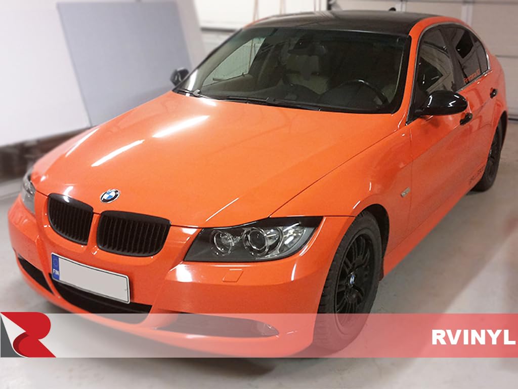 Avery Dennison Sw900 370-O Gloss Orange Supreme Wrapping Film Vinyl Vehicle Car Wrap Sheet Roll - (108'' X 60'')