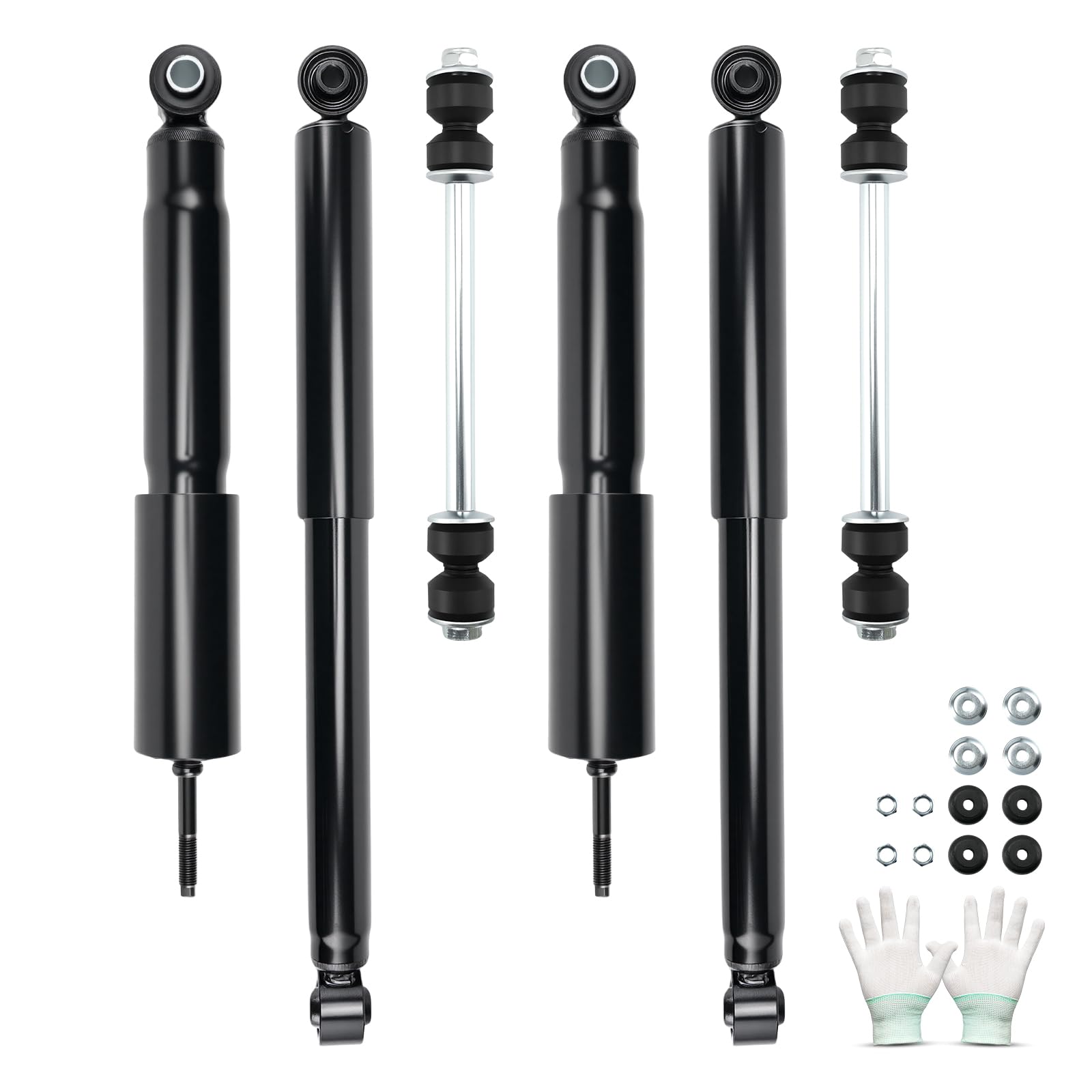 KAX Complete Strut Assembly & Shock Absorber 32278,37102,K7275 for Dodge Ram 1500 1994-2001,Dodge Ram 2500 1994-2002 Front+Rear 