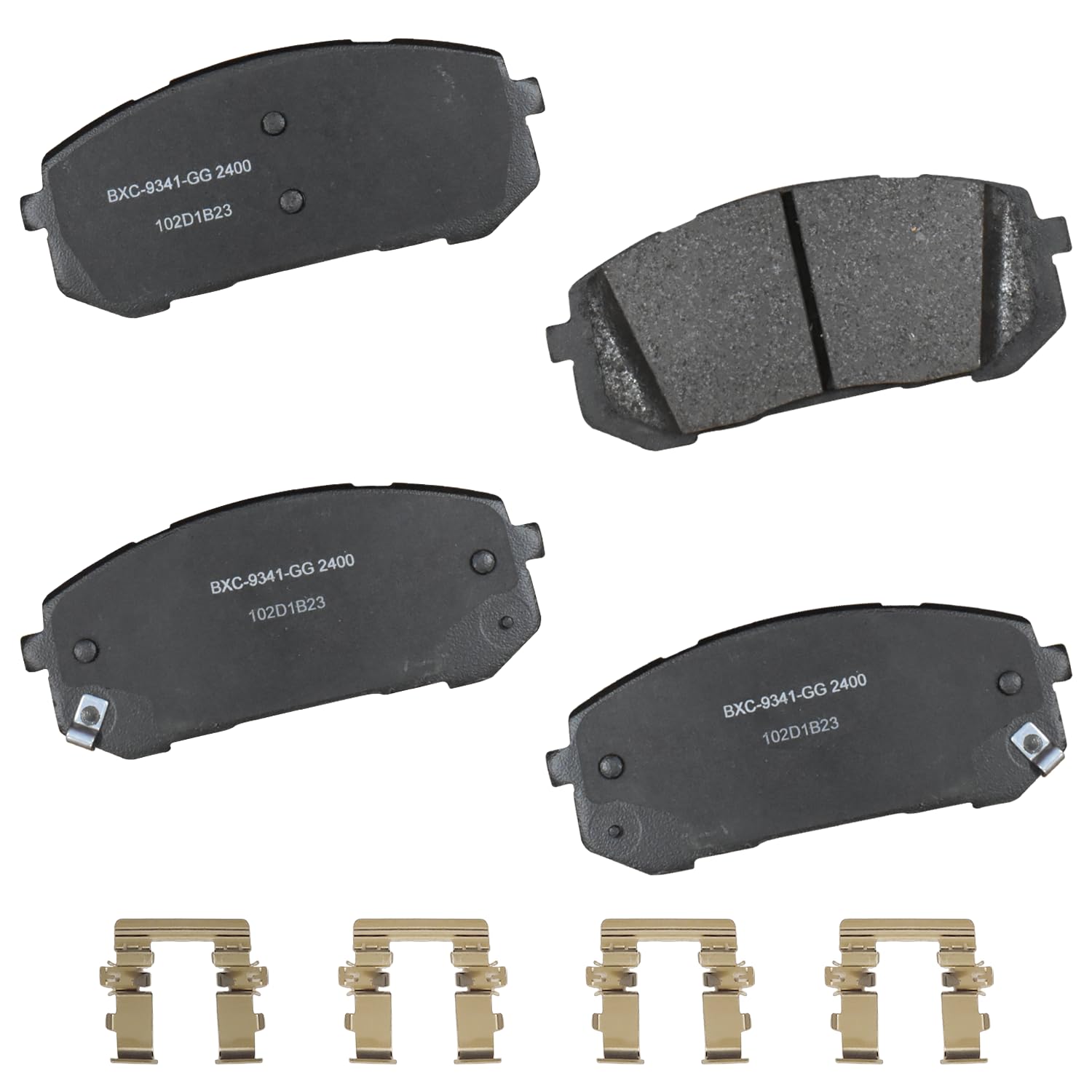 Bendix Premium Sbc2400 Ceramic Front Brake Pads For Hyundai Elantra 2023-2021, Elantra N 2022