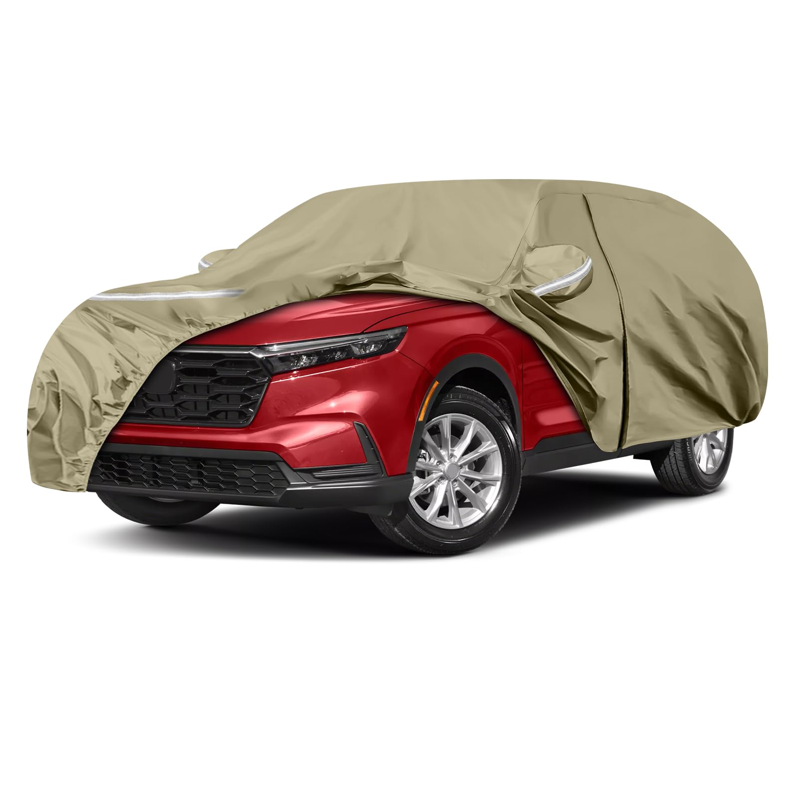 Waterproof Car Covers Replace for 2002-2025 Honda CRV, Multilayer Heavy Duty with Cotton Liner All Weather Car Cover with Zipper