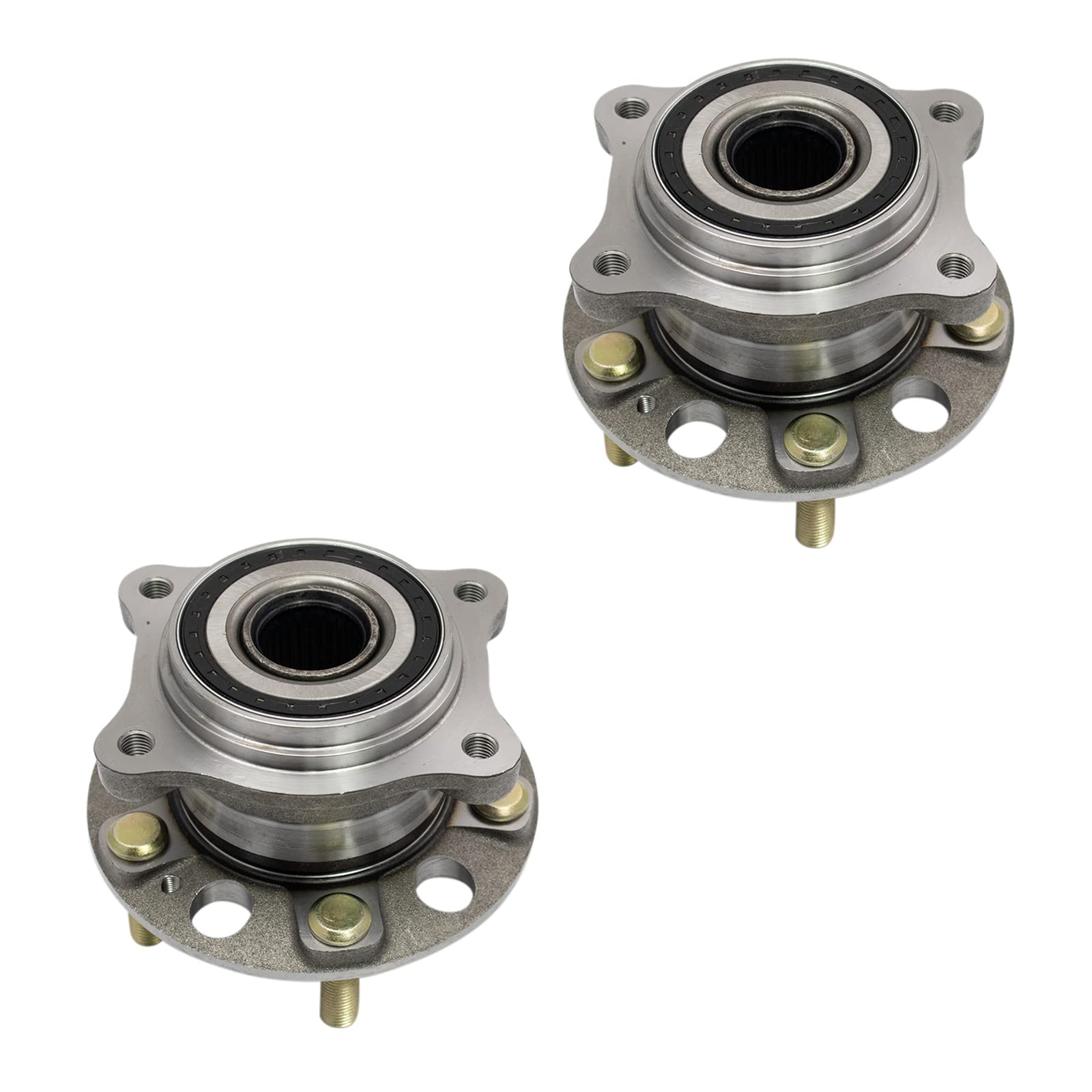 Trq Rear Wheel Hub Bearings Assembly Set Compatible With 2016-2021 Hyundai Tucson 2017-2022 Kia Sportage