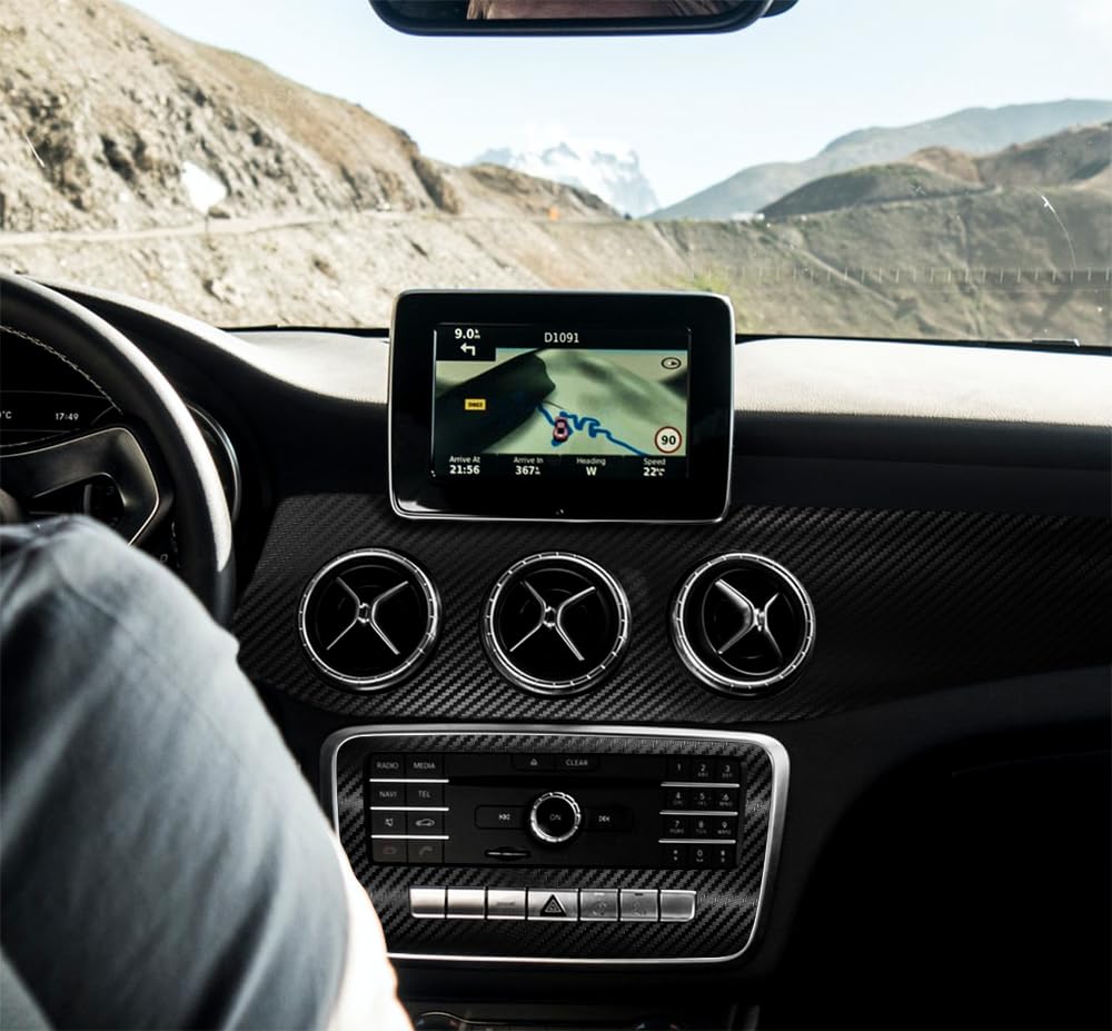 Vvivid Xpo Dry Deep Black 3D Carbon Fiber Vinyl Wrap Roll With Air Release Technology (20Ft X 5Ft)