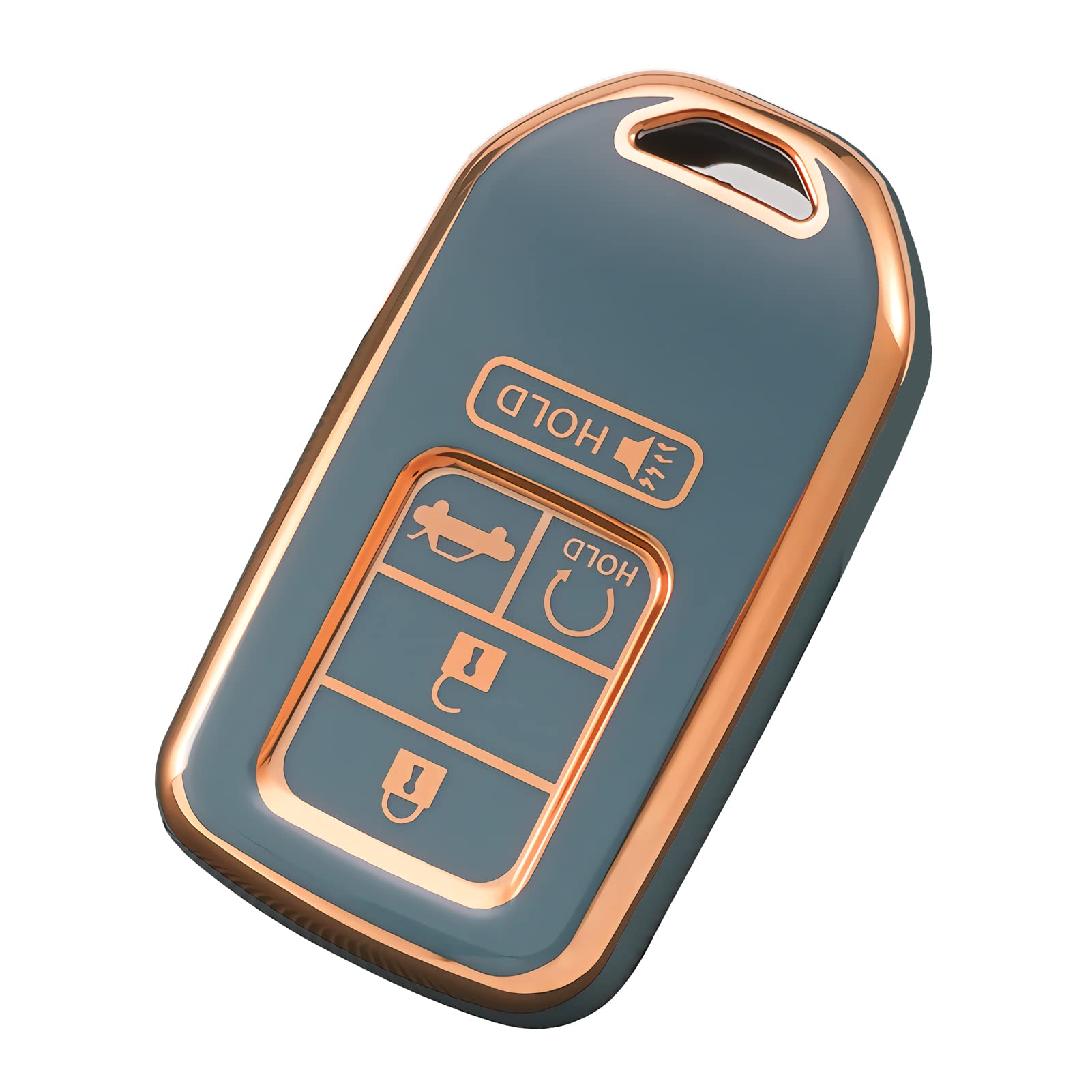 Cacacar For 2016-2022 Honda Key Fob Cover, Premium Soft Tpu Full Protection Key Fob Case For Honda Accord Civic Crv Pilot Ridgel