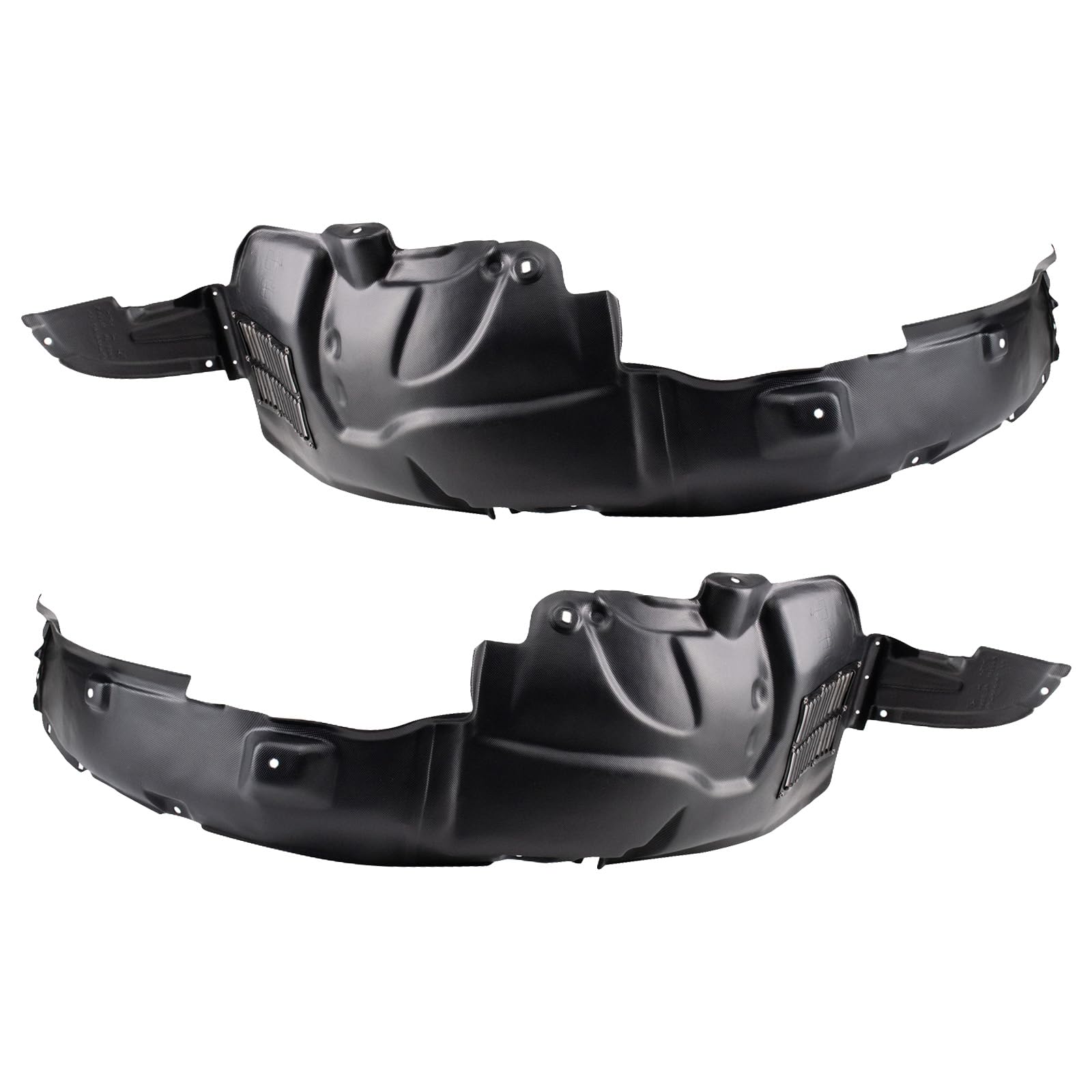 Trq Inner Fender Liner Set Compatible With 2009-2010 Kia Optima Ki1248116 Ki1249116