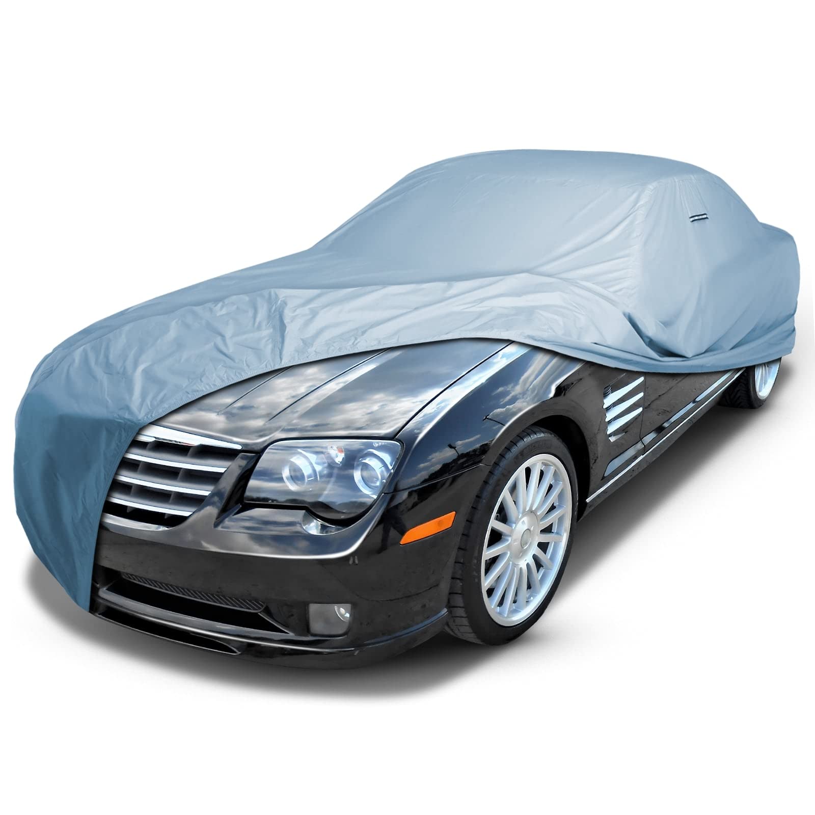 Icarcover Custom Car Cover For 2004-2008 Chrysler Crossfire Waterproof All Weather Rain Snow Uv Sun Protector Full Exterior Indo