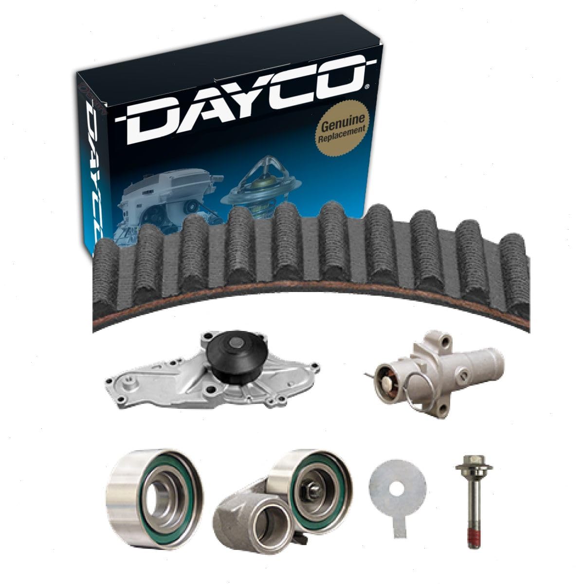 Dayco Timing Belt Kit w Water Pump compatible with Honda Odyssey 2005-2019