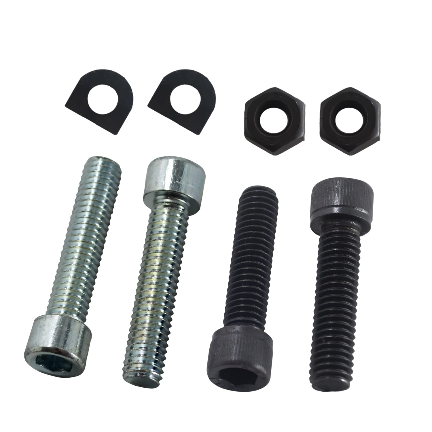 Passenger Foot Peg Support Mount Clevis Kit Compatible With Harley Davidson Softail 2000-2006 (Black)