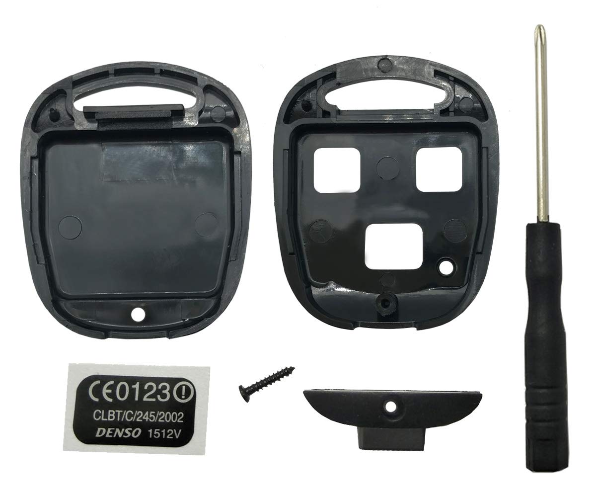 Horande Replacement Key Fob Case Shell Fits For Lexus Es Gs Gx Is Ls Lx Rx Sc Es300 Es330 Gx470 Lx470 Is300 Is330 Rx300 Rx330 Rx