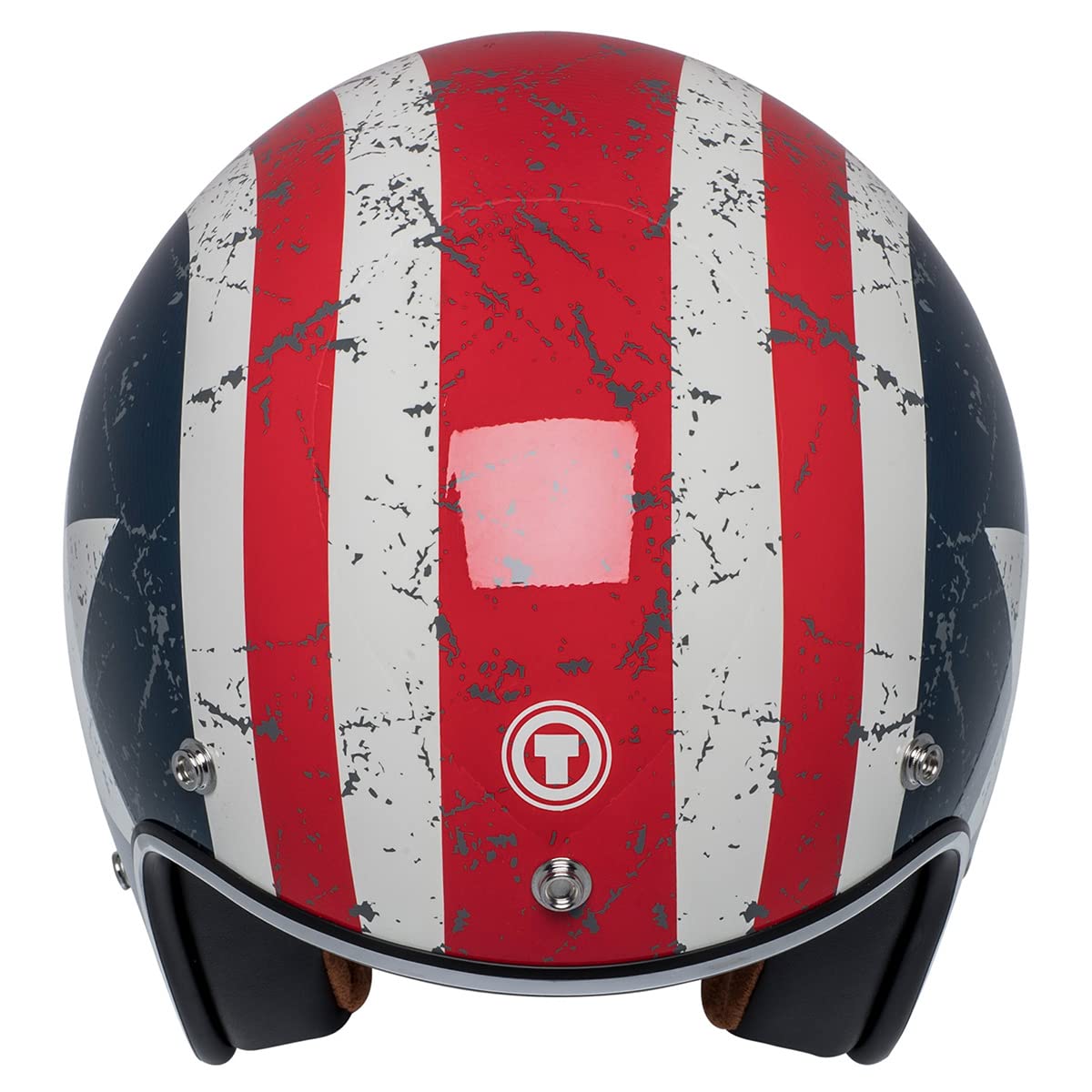 Torc (T50 Route 66) 3/4 Helmet With 'Rebel Star' Graphic (White, Small)