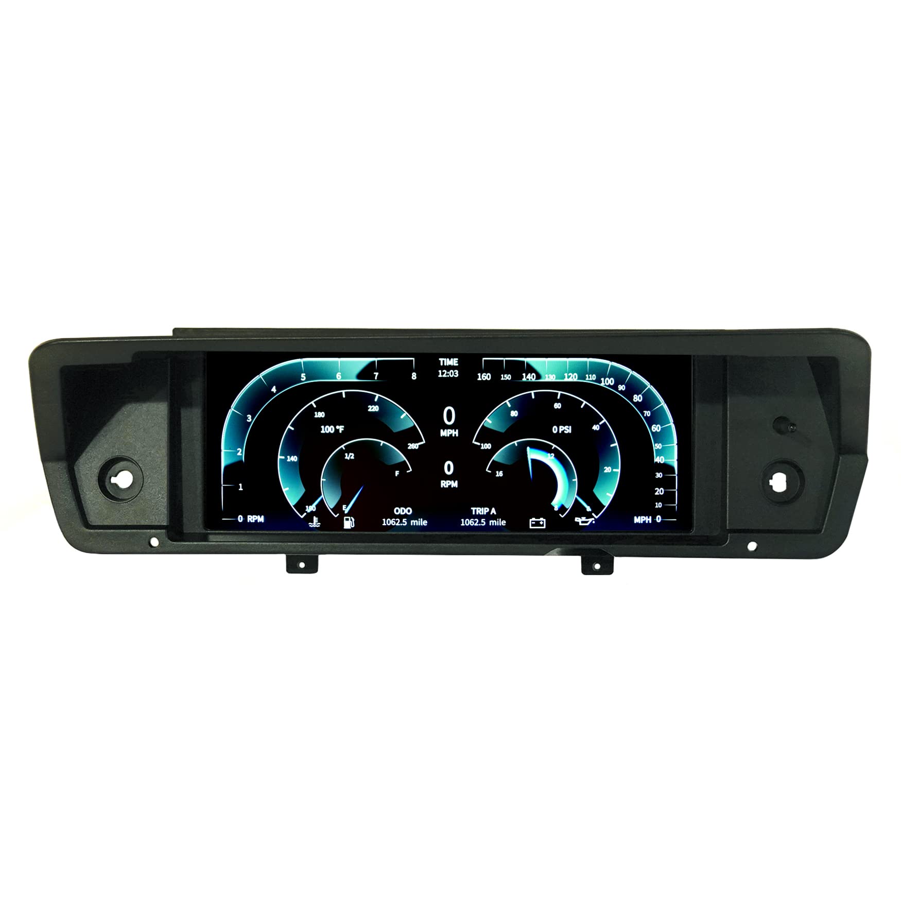 AUTO METER Digital Dash 7009 for '72-'76 A-Body, Black