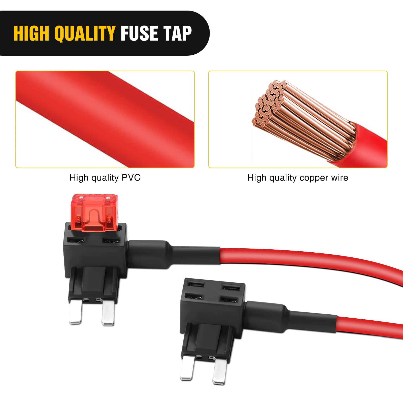 Nilight Fuse Adapter Fuses Holder Tipm Bypass 14Awg Wire 20 Amp Repair Fuel Pump Relay Cable Compatible With Dodge Ram 1500 2500