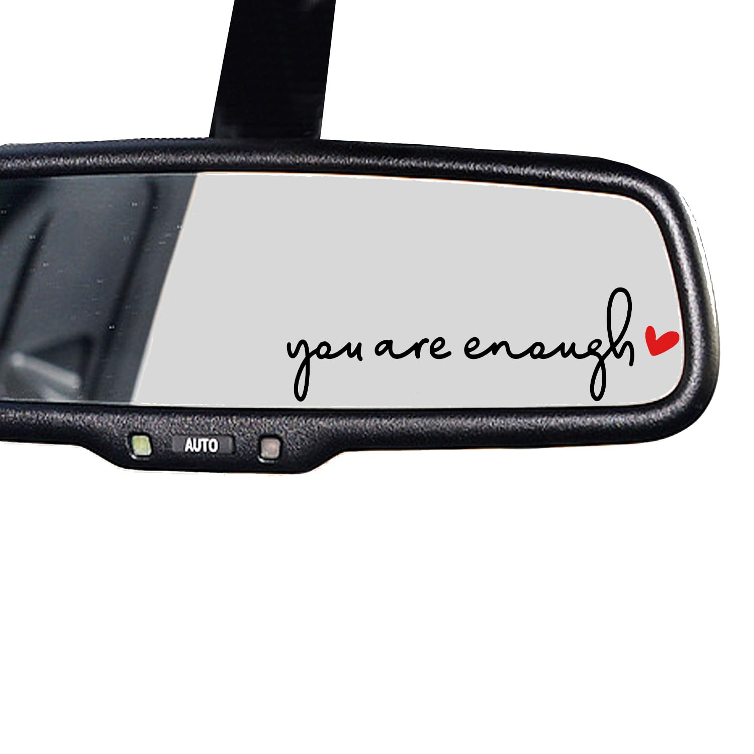 2 X You Are Enough Rearview Mirror Vinyl Die Cut Decal Self Affirmation Mental Health Decal Tumbler Sticker Water Bottle Sticker