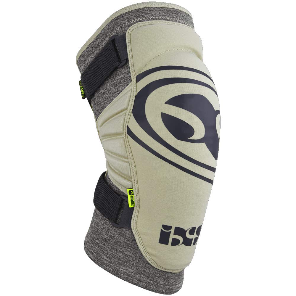 ixs Unisex EVO+ Breathable Moisture- Knee pads (Camel,Large)- Knee Compression Sleeve Support for Men & Women, Wicking Padded Pr