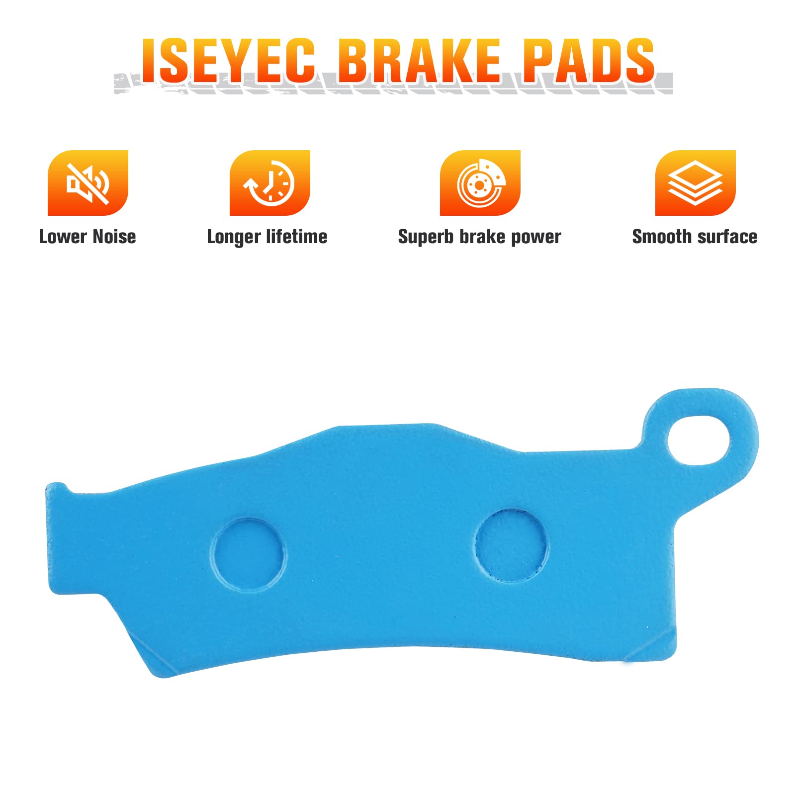 Front & Rear Ceramic Brake Pads Kit Compatible With 2020-2023 Can-Am Outlander Efi Xt Xt-P Xmr Dps Max Xt/Xt-P/Xmr/Dps 450/570/6