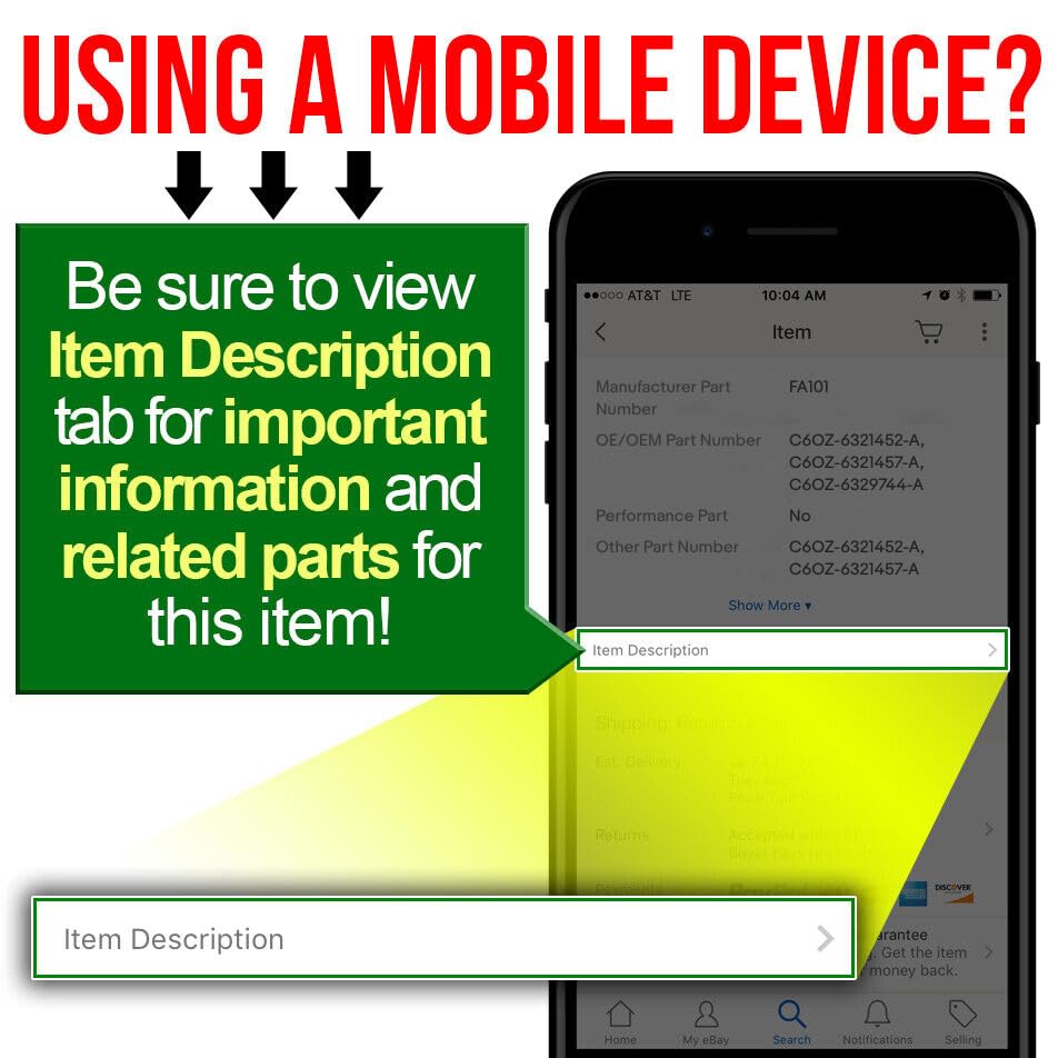 Auto Krafters Compatible/Replacement For Neutral Safety Switch 1970-73 Mustang, Maverick, Comet 1973-77 Bronco C4 (D1Fz-7A247A)