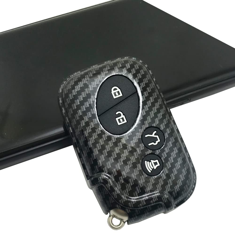 Horande ABS Carbon Fibre Protector Key Fob Cover Case fit for Lexus ES350 GS300 GS350 GS430 GS450h ISC IS250 IS350 LS460 LS600h