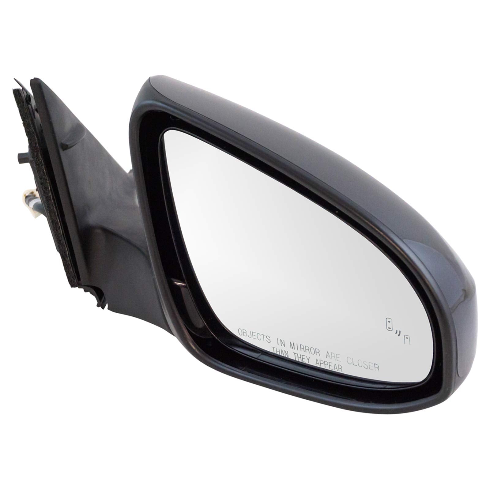 Trq Right Mirror With Blind Spot Indicator Passenger Side Compatible With 2016-2017 Toyota Camry To1321375