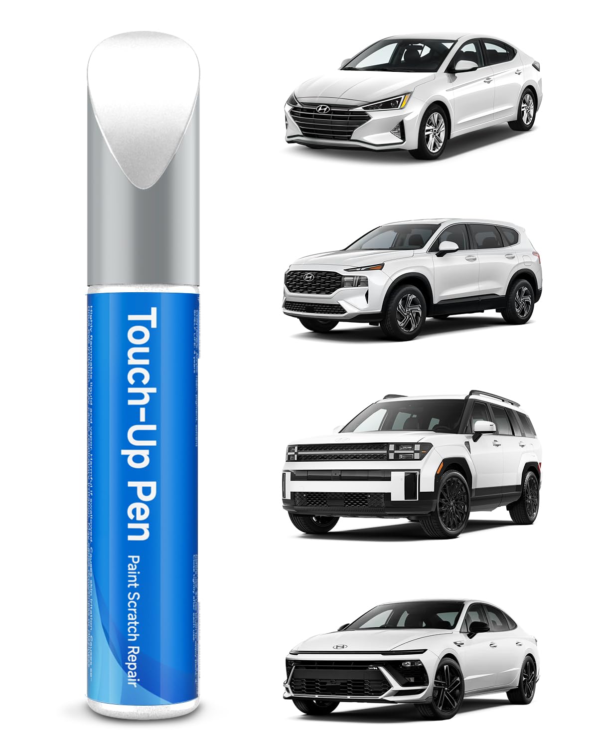 W8 WW8 Quartz White Pearl Tricoat Touch Up Paint Compatible with Hyundai Exact Match Touch Up Paint Car Scratch Repair
