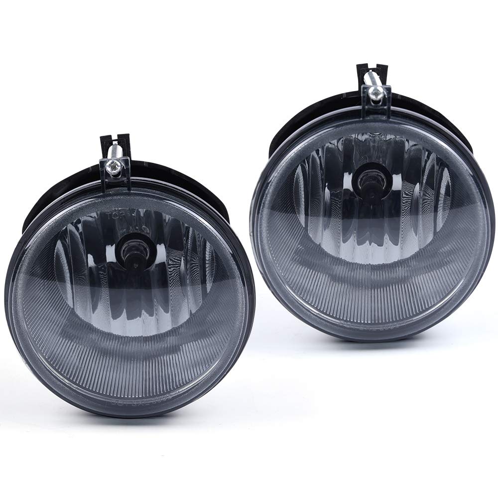 Grand Orange Bumper Fog Lights With Bulbs Compatible With Dodge Dakota 05-09/Compatible With Jeep Commander 06-10/Compatible Wit