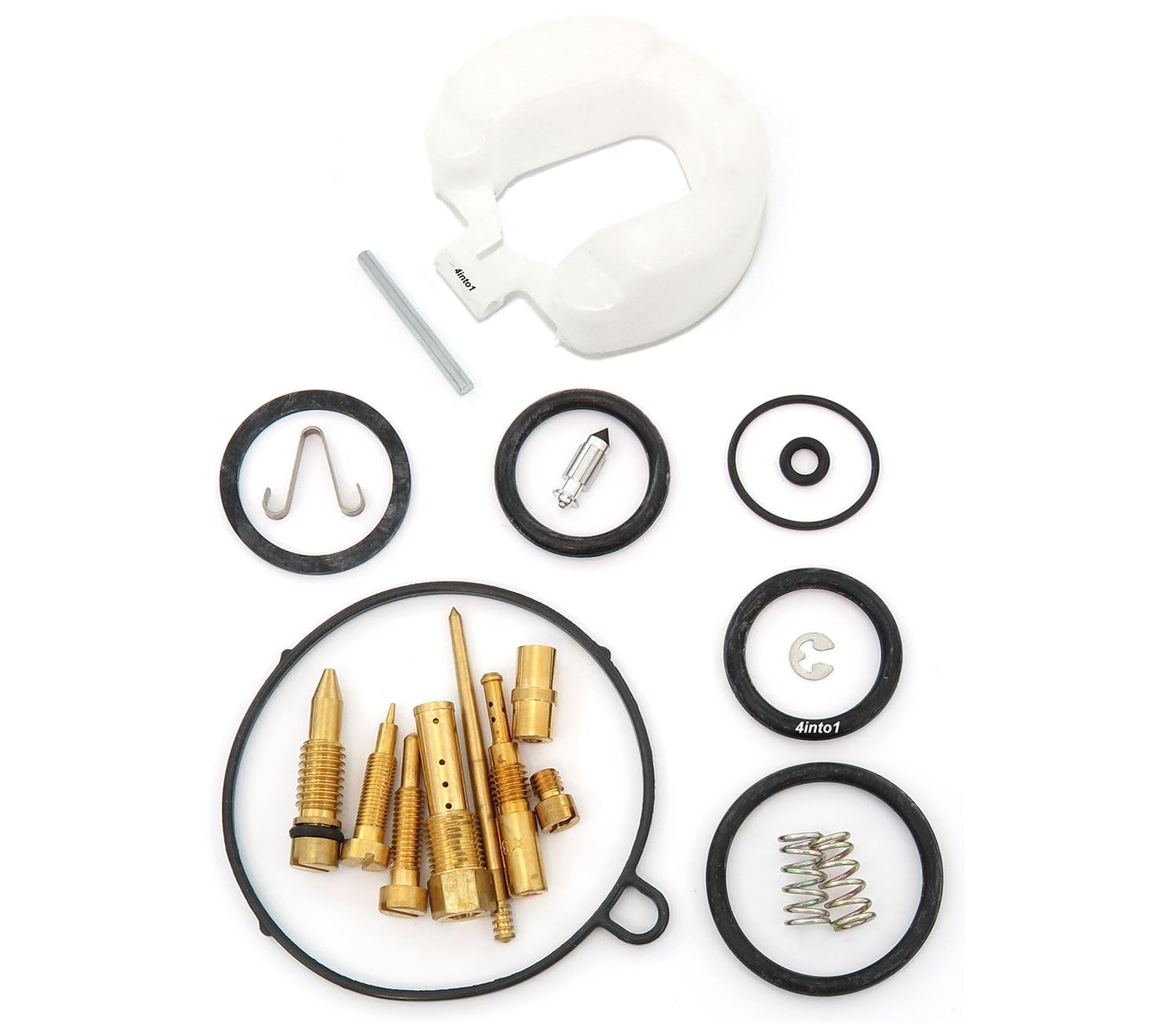 Deluxe Carburetor Rebuild Kit With Float - Compatible With Honda Ct110-1980-1986