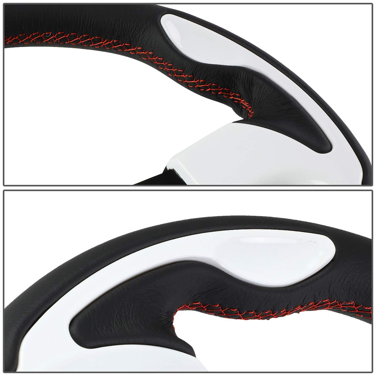 Nrg Innovations Rst-001Wt Reinforced Steering Wheel (320Mm Sport Steering Wheelwith White Trim)