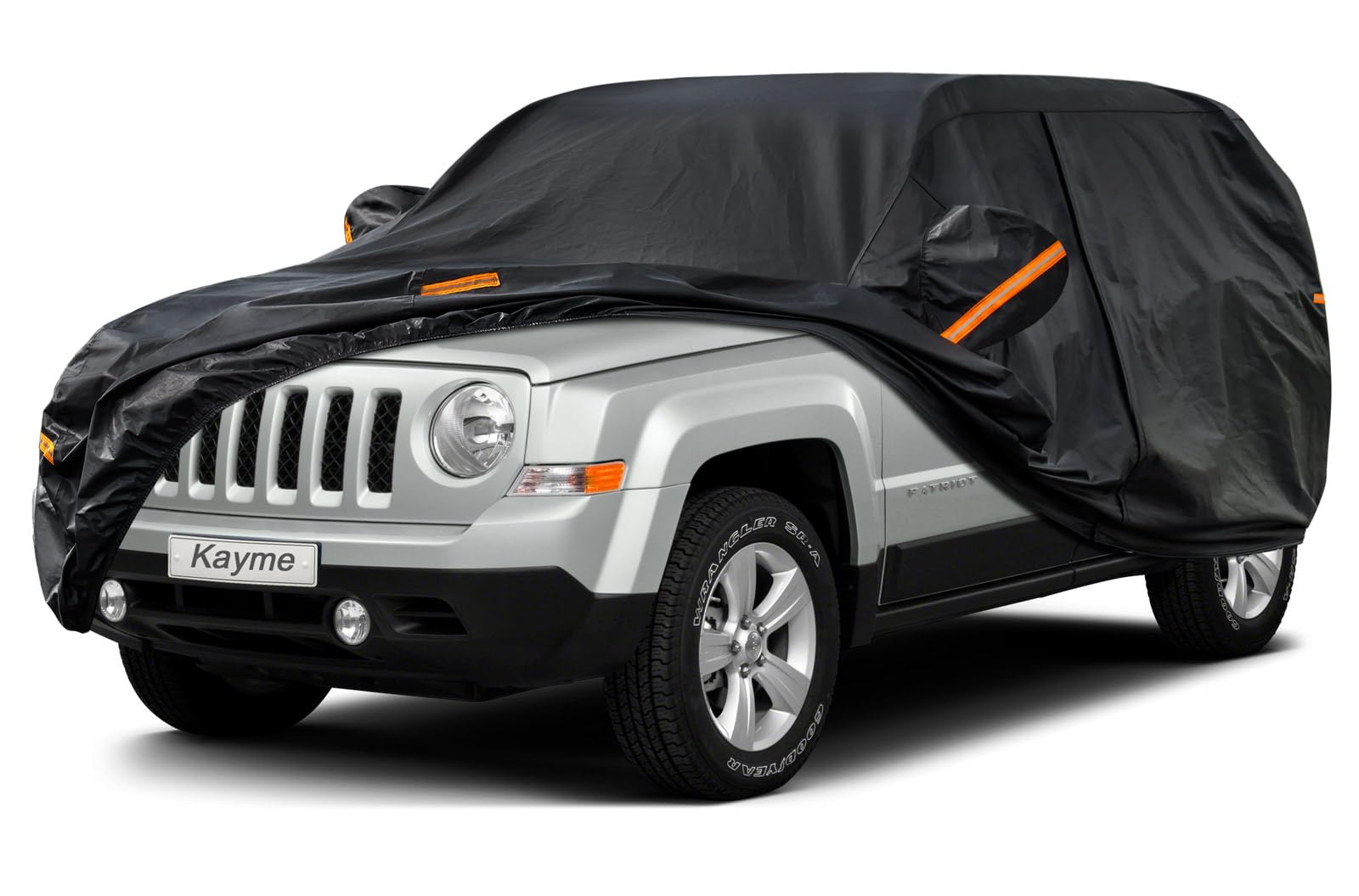 Kayme 7 Layers Suv Car Cover Custom Fit For Jeep Patriot (2007-2017) Waterproof All Weather For Automobiles, Outdoor Full Cover 
