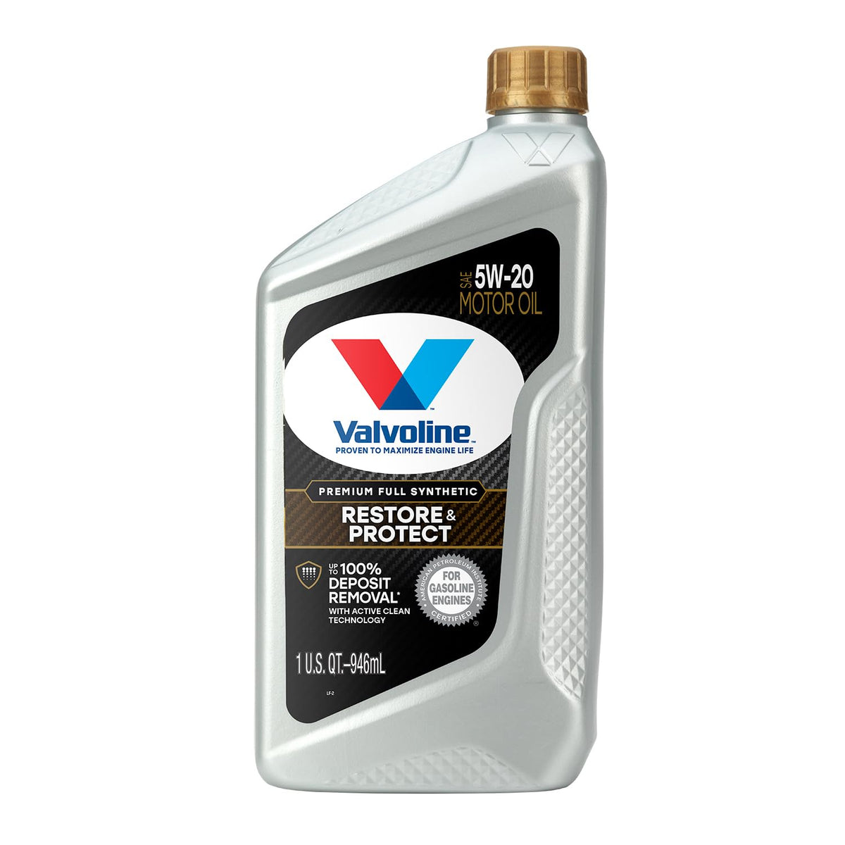 Valvoline Restore & Protect Full Synthetic 5W-20 Motor Oil 1 Qt