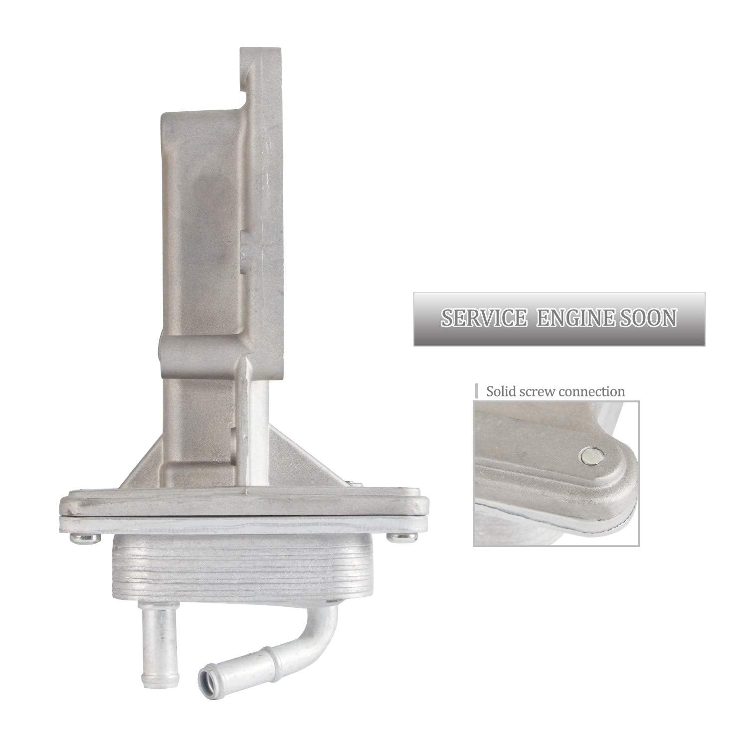 Ransoto Engine Oil Cooler Kit With Gasket Compatible With 2007-2013 Nissan Altima Rogue Sentra 2.5L Replaces 21300-Ja06A 21304-Ja00A 918-402