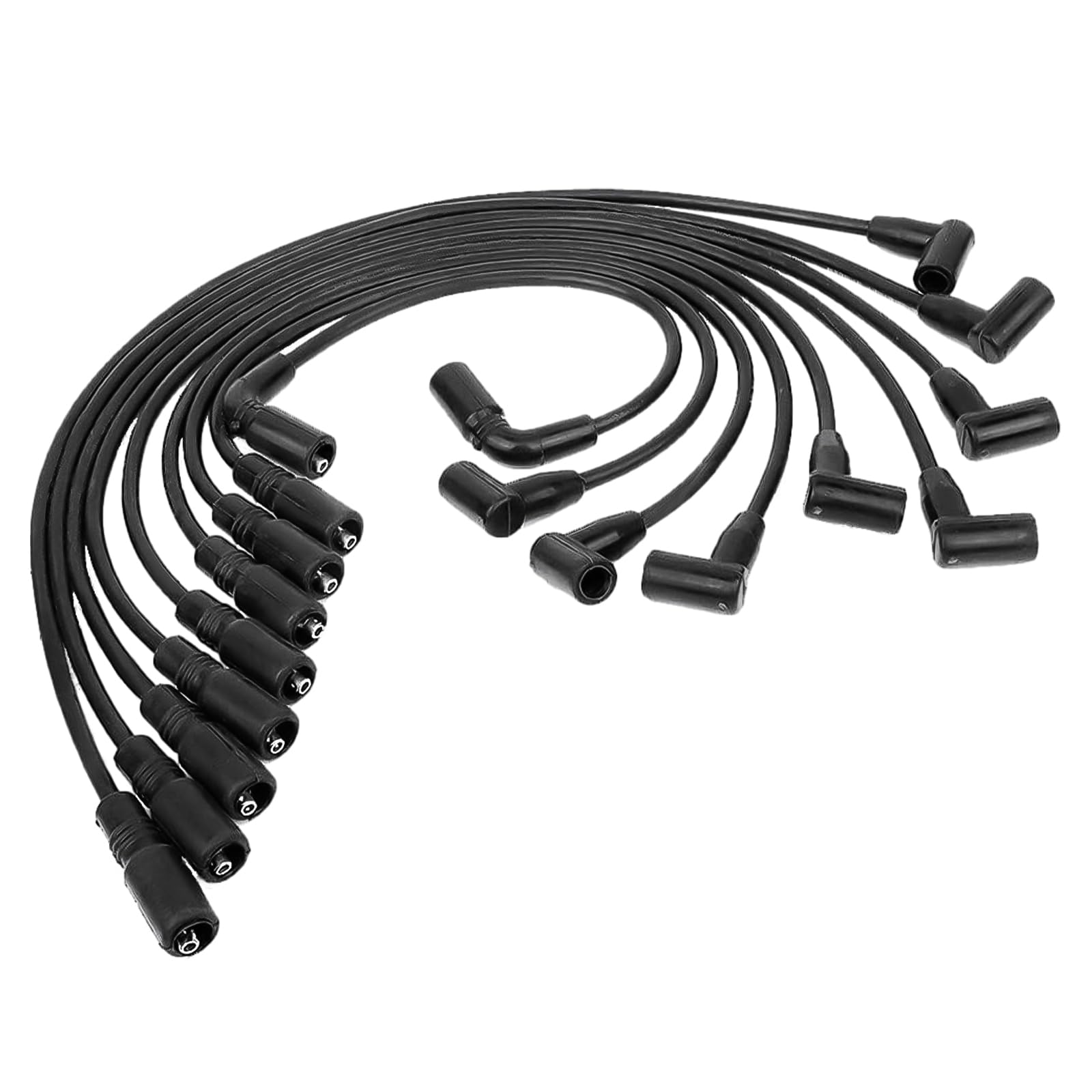 ENA Spark Plug Wire Set Compatible with Chevrolet GMC Cadillac Express Savana C2500 C3500 K2500 K3500 C1500 K1500 G3500 1500 250