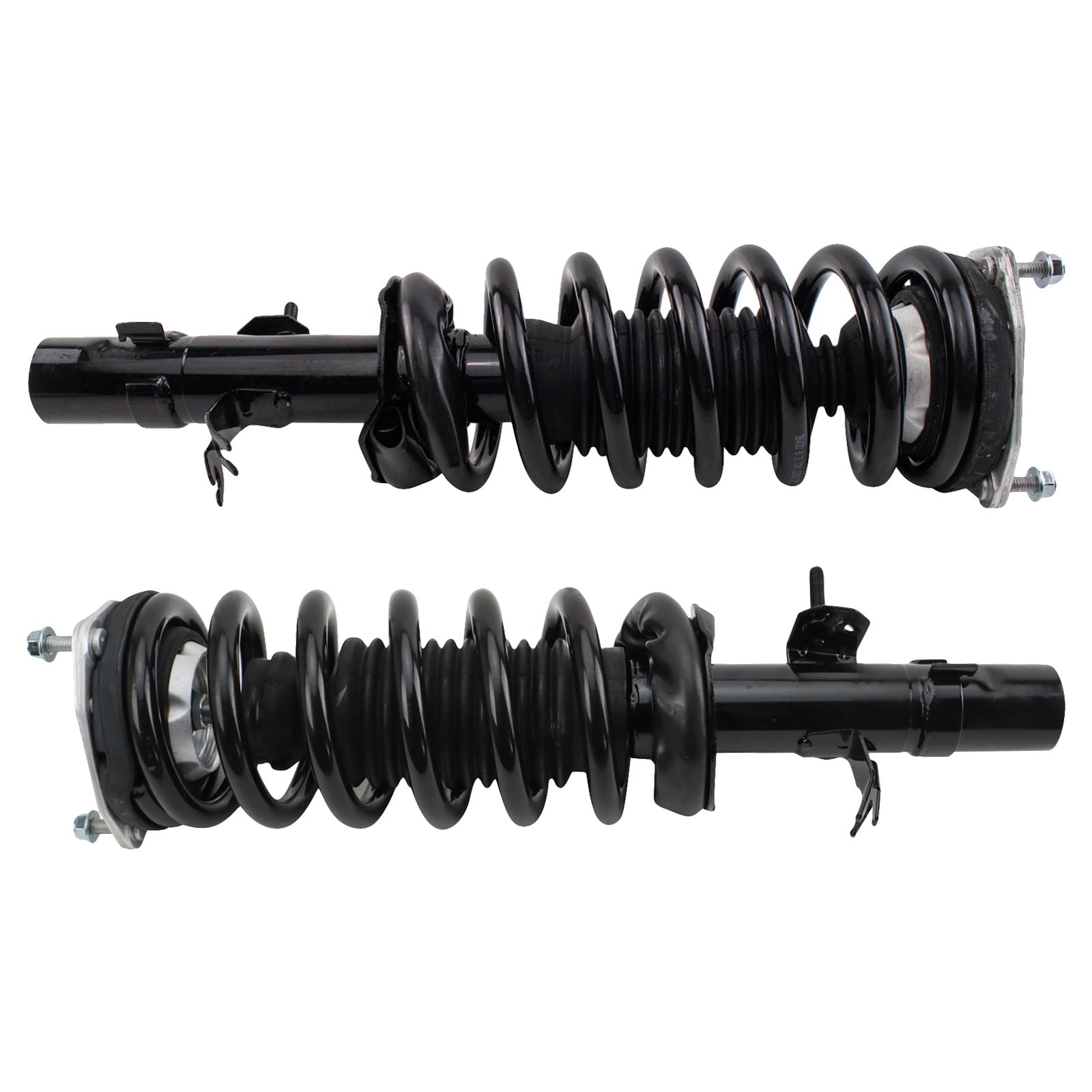 Trq Front Strut & Coil Spring Assembly Set Driver & Passenger Sides Compatible With 09-13 Infiniti G37 14-17 Q60