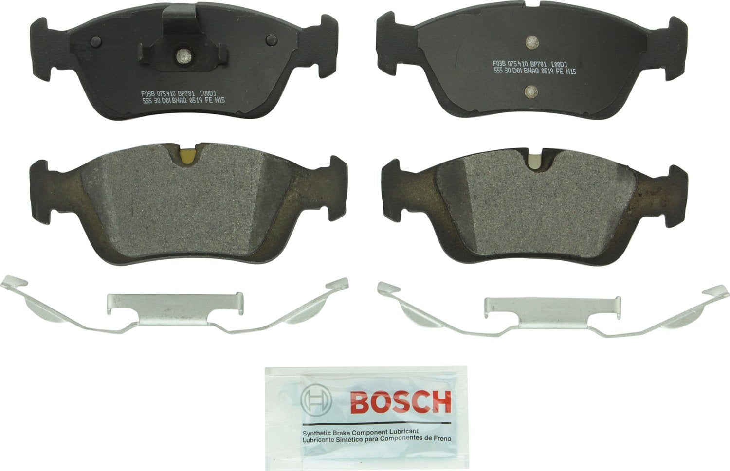 Bosch Bp781 Quietcast Premium Semi-Metallic Disc Brake Pad Set - Compatible With Select Bmw 323I, 325I, 325Ci, 325Xi, Z4; Front