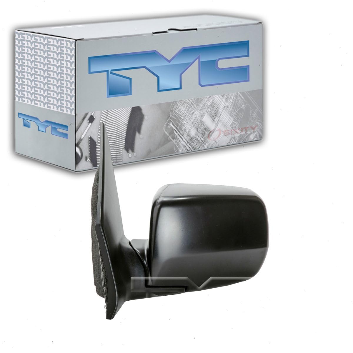 TYC 4790032 Door Mirror Left-Side Compatible with 2003-2008 Honda Pilot