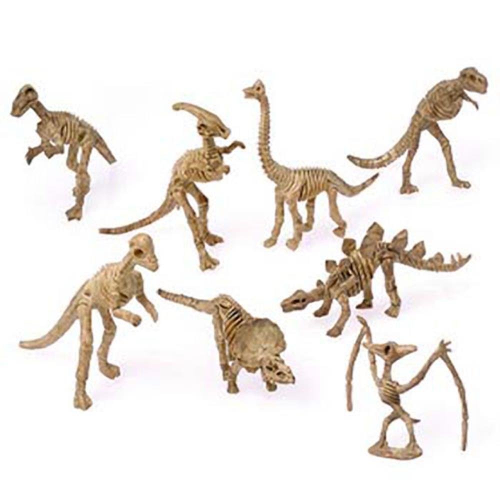 U.S. Toy 2400 Skeleton Dinos, 6''