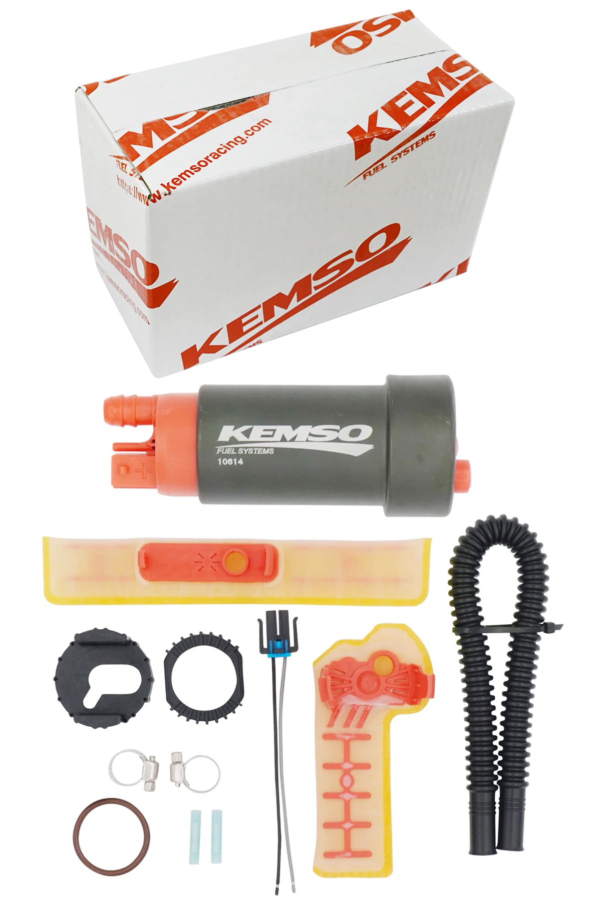 Kemso 10614 High Performance Intank Fuel Pump For 2004-2017 Harley-Davidson Dyna Softail Fat Boy 61016-04B